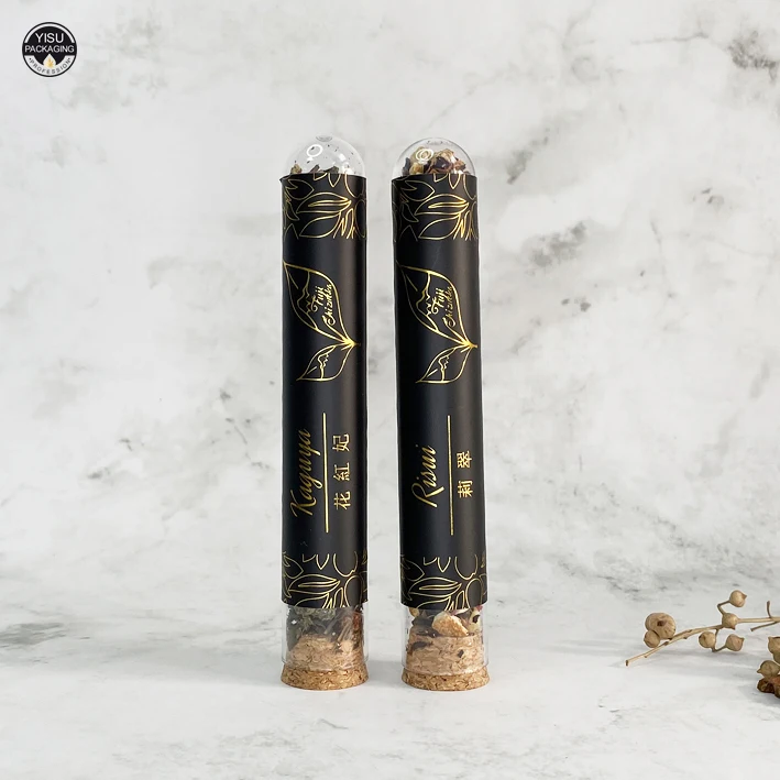 100ml test plastic test tube Vanilla plastic  packaging tube