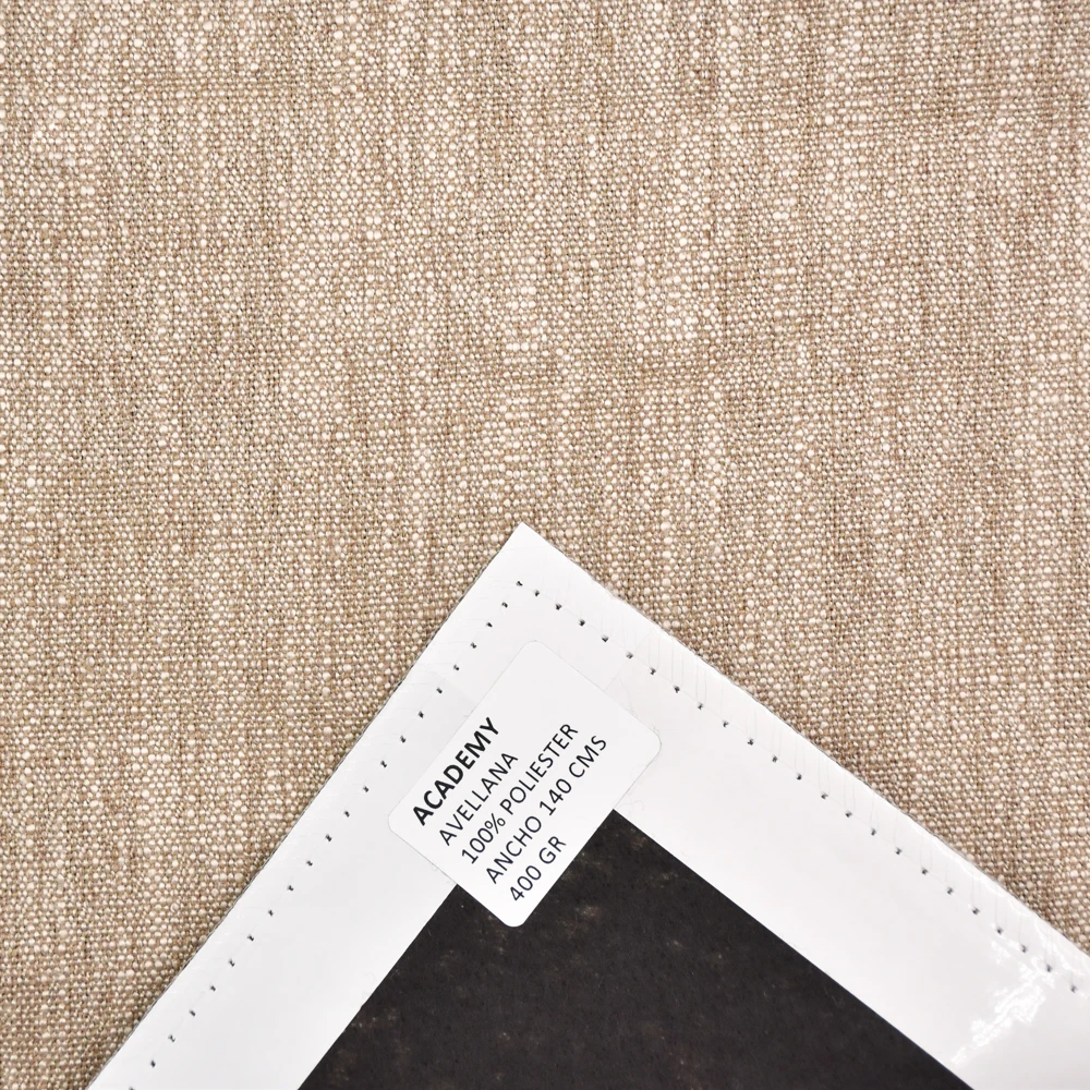 wholesale cheap 100% Polyester Coated Backing Linen type fabric Sofa Home Textile curtain Fabric for upholstery