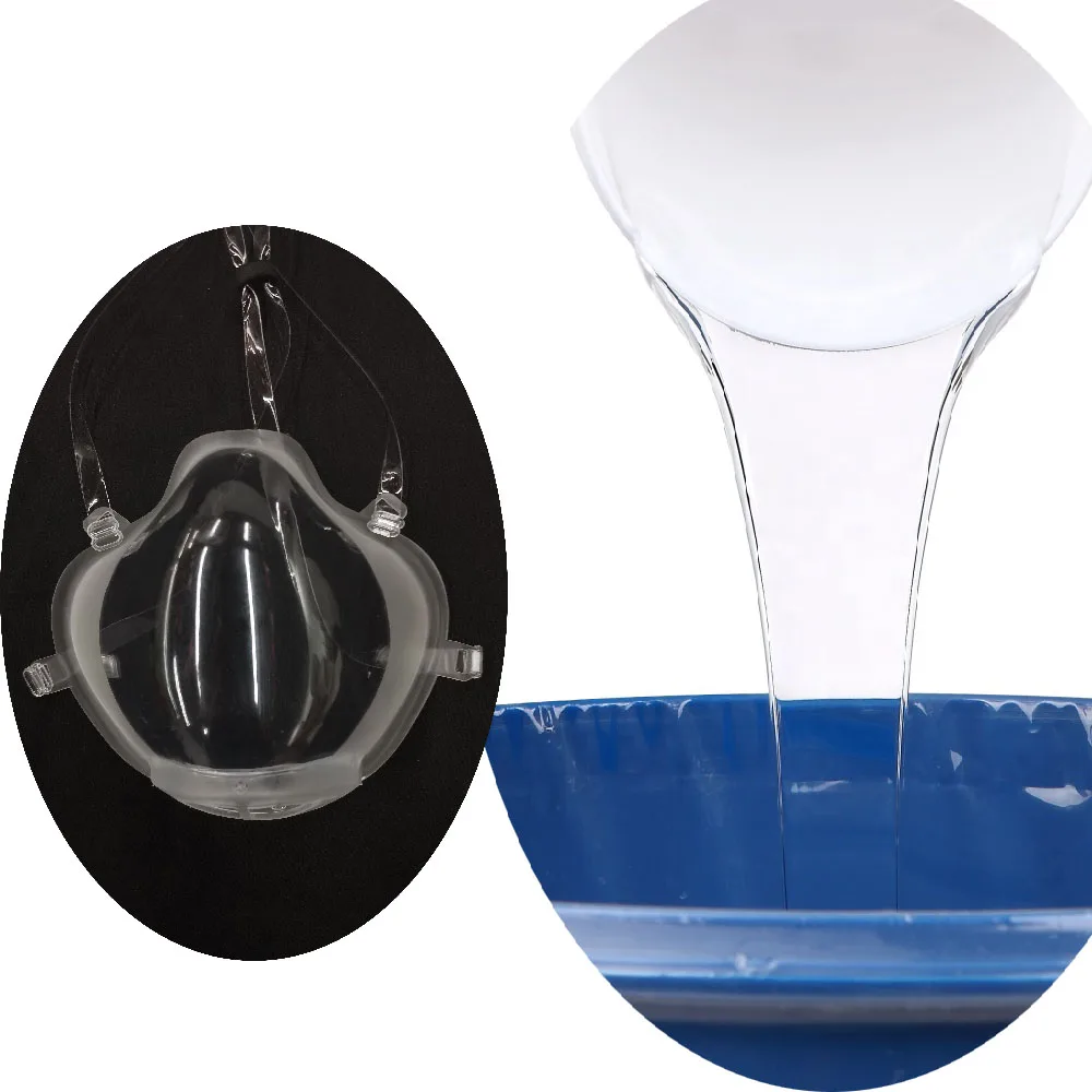 Transparent silicone rubber Factory Price medical grade silicone Skin Safe for making Facial mask Liquid silicone