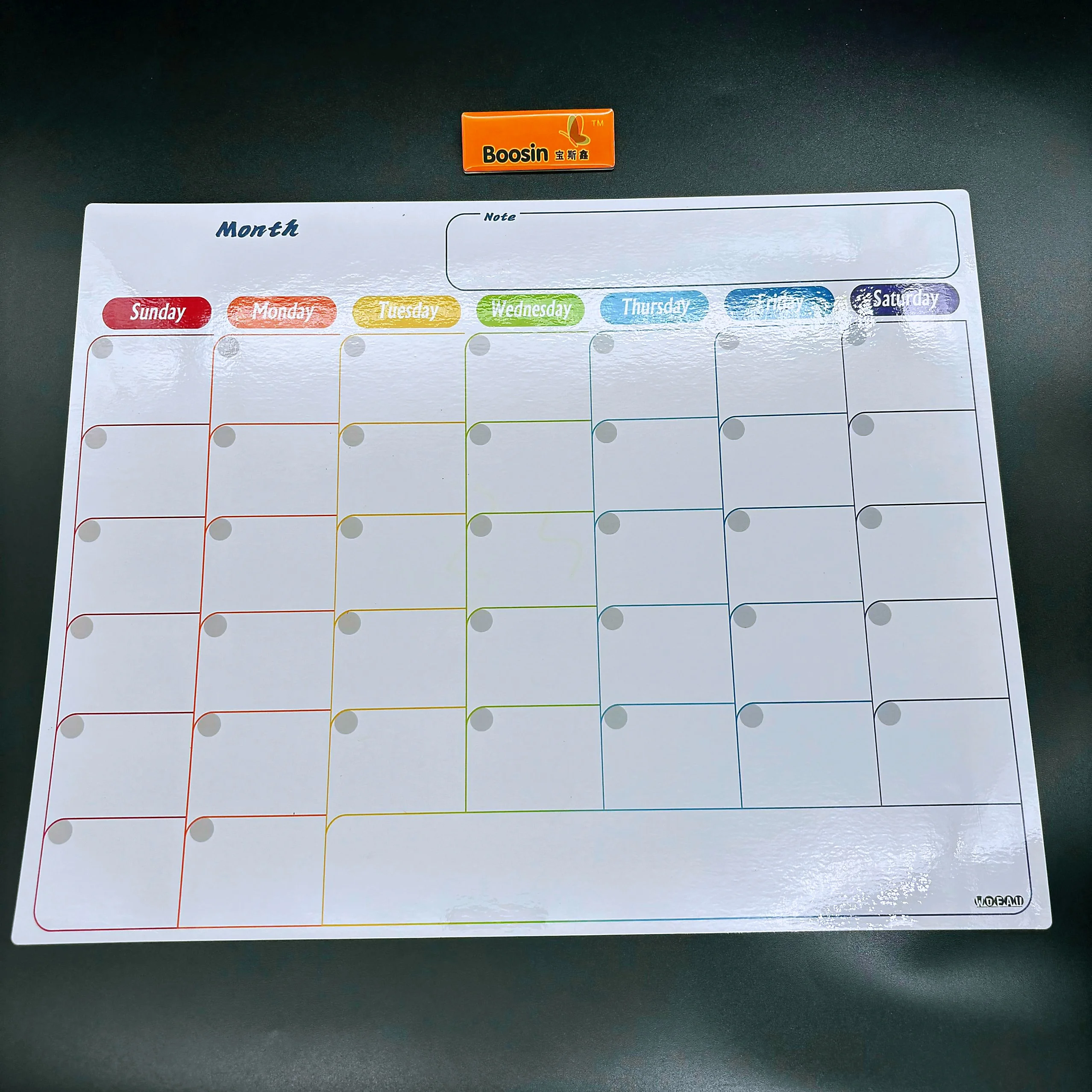 Custom High quality blackboard magnetic dry erase board hanging custom whiteboard training office conference  white board