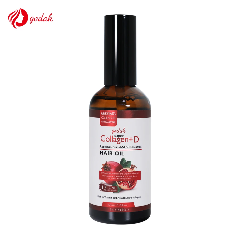 Wholesale 100% Natural Vegan Herbal Hair Oil Manufacturers Shiny Serum Private Label Organic Vitamin Growth Hair Oil