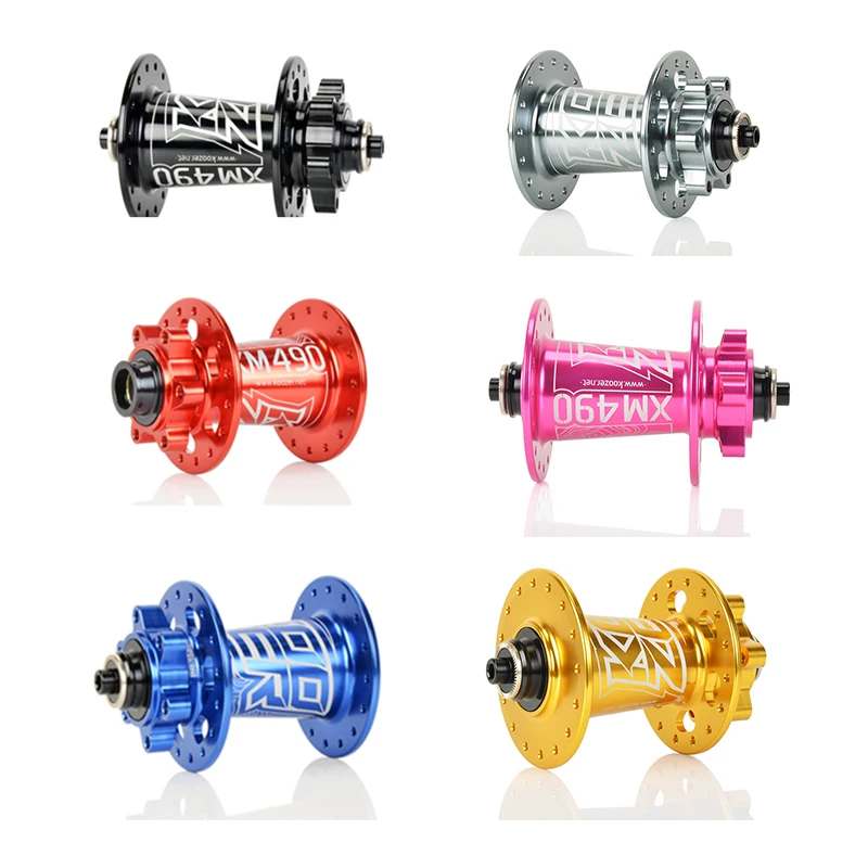 KOOZER XM490 Mountain bike hub 6 Pawls 72 Click 4 Bearings 32/36H HG XD MTB Bicycle hub