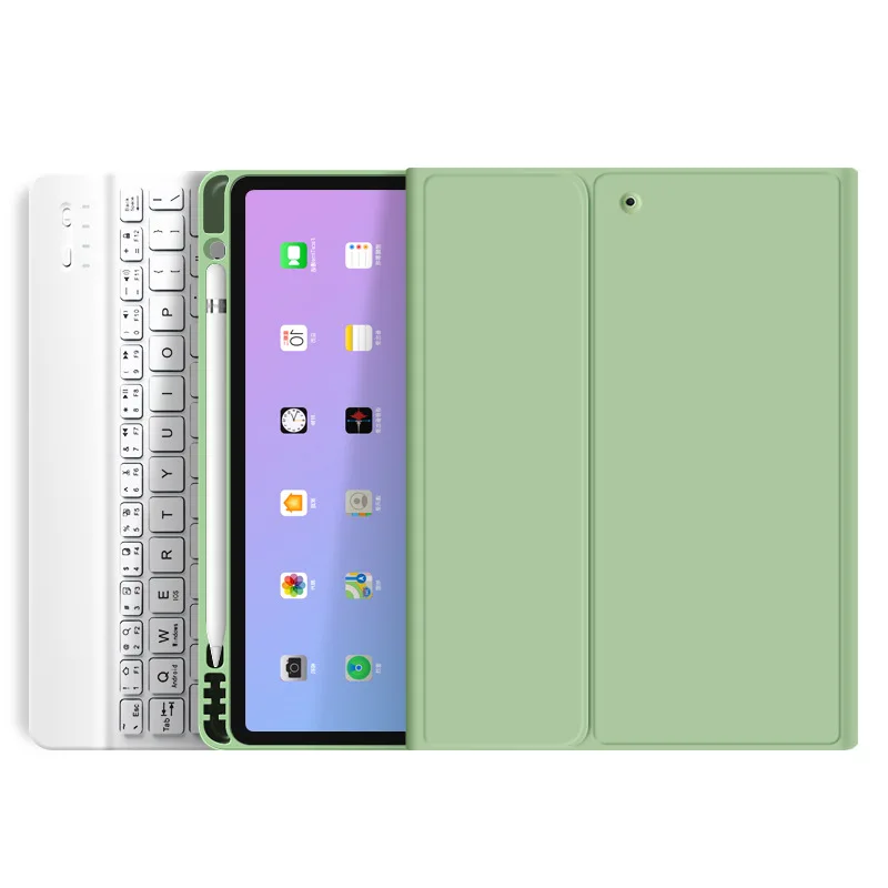 Чехол 10 2 дюйма с беспроводной клавиатурой для iPad 7-го/8-го