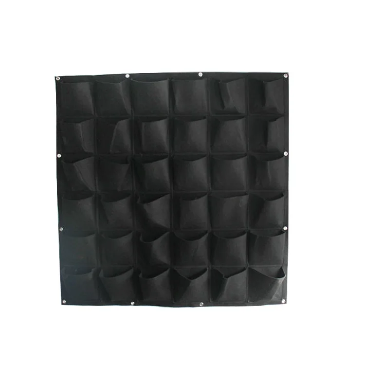 12 pocket 25 Pocket 72 Pocket Fabric Hanging Vertical Garden Wall Planter Grow Bag