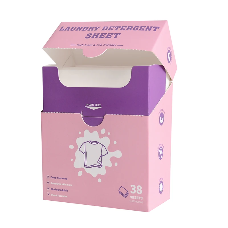 Laundry Detergent Sheets Instead Of Laundry Washing Powder Soft Cleaning Products