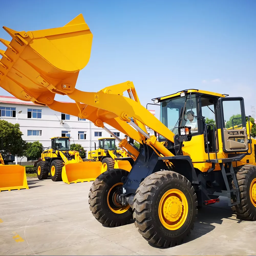 3 Ton Mini Wheel Loader Zl30h Front End Loader with Snow Blower