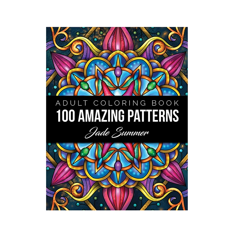 
Hot Sale Custom Coloring Book Set Printing Fun Relaxing Coloring Book for Adult 