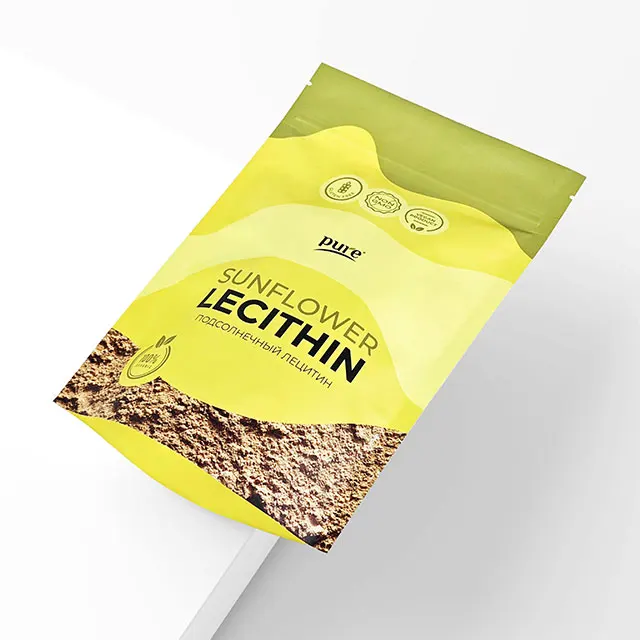 Custom Full Color Printed 250G 500G Food Garde Packaging Matte Standup Pouch For Powder