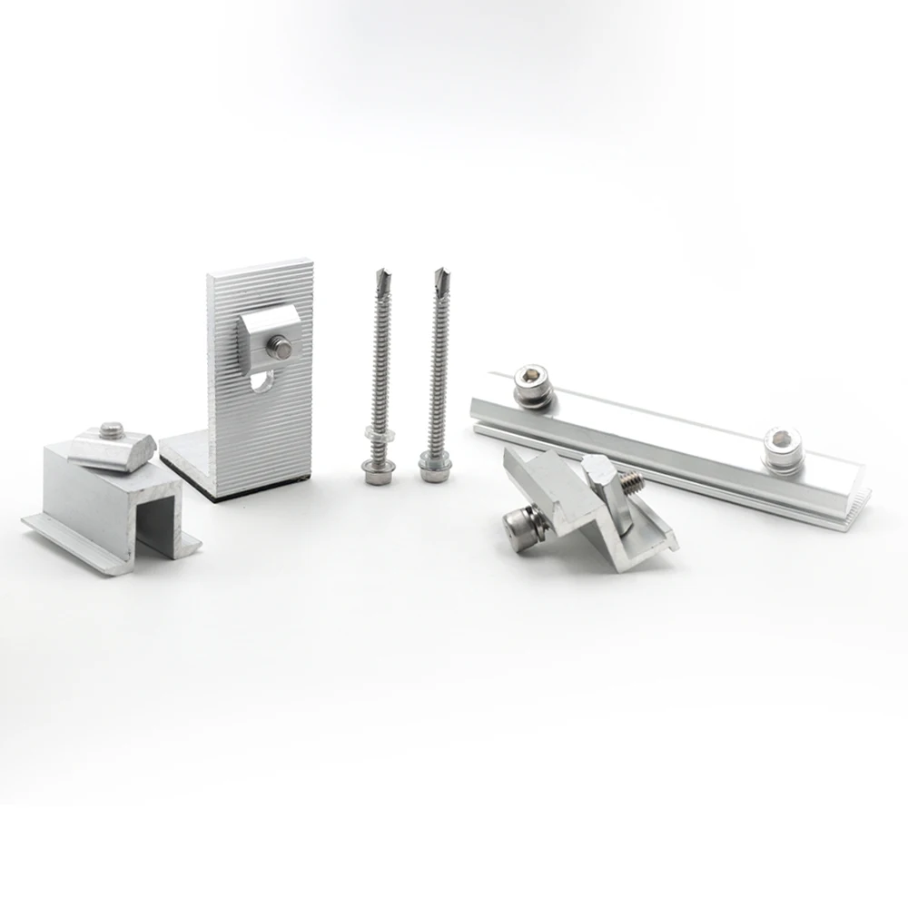 Stainless Steel Allasted Roof Frame Floating Tile Roof Stainless Steel Racking System Solar Roof Mounting System