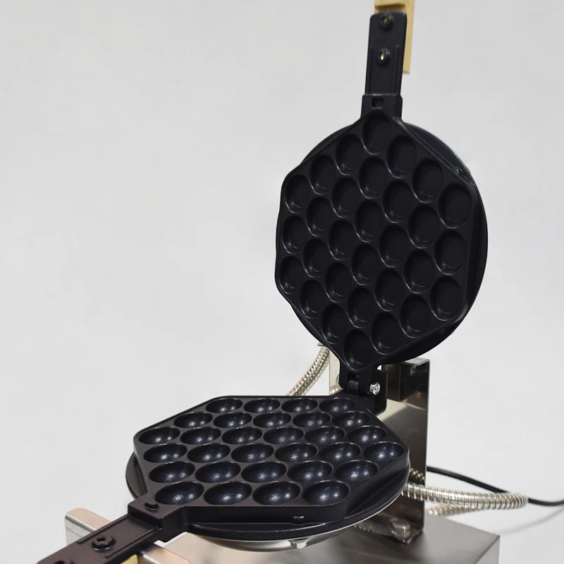 Home Use Automatic Double Flat Mini Electric Hong Kong Egg Egg bubble Egg Cup Shaped Egglette Waffle Cast Maker Machine