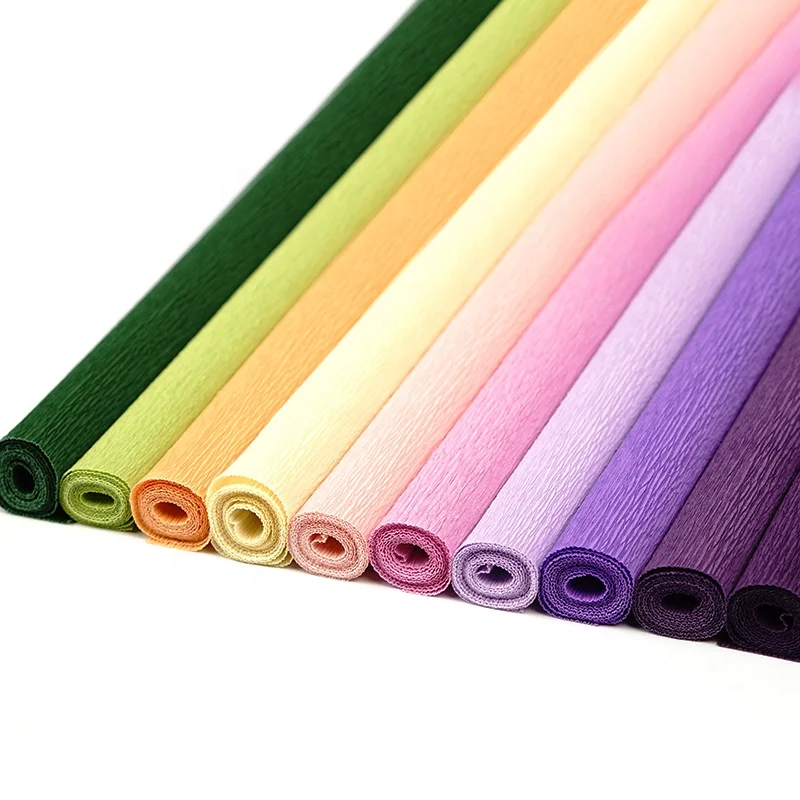 Hot Sale Patterned Crepe Paper,rainbow Crepe Paper Streamer,Colorful DIY Party Colorful Crepe Paper Streamers