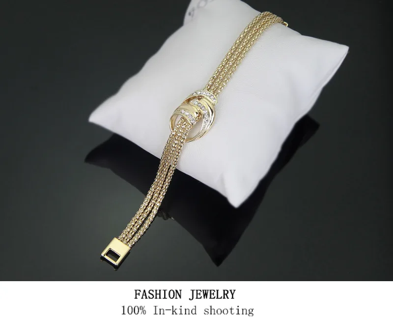  Latest Design 18k Gold Plated Wholesale Artificial Jewellery Set Diamond