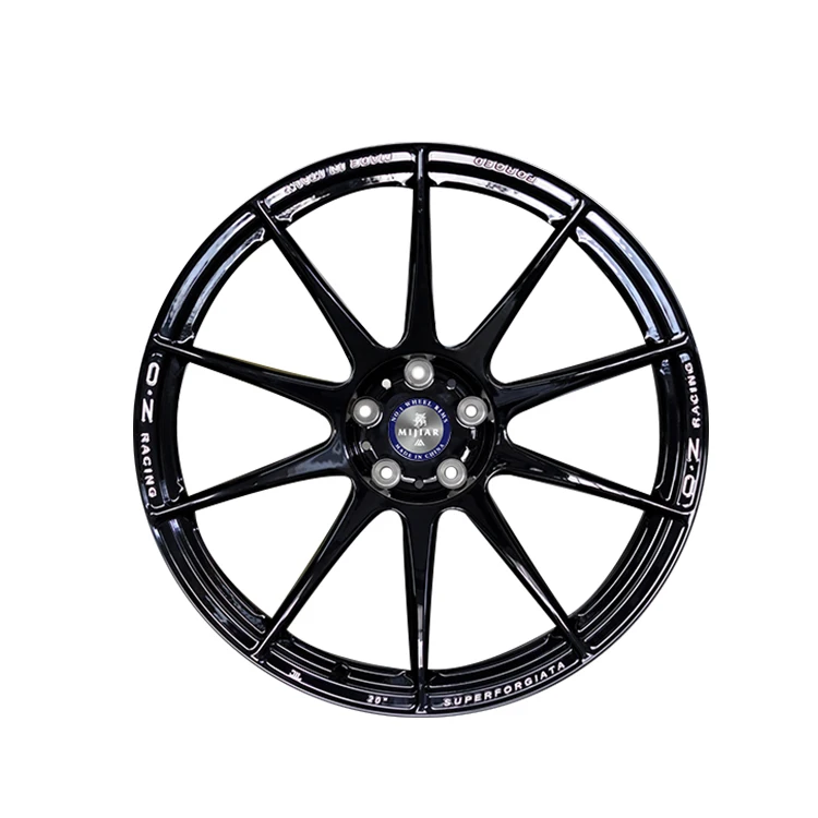 WRS459 Custom Private Black Straight Spoke 18 Inch Rims Deep Rim Alloy Aluminum Wheel For Car Racing