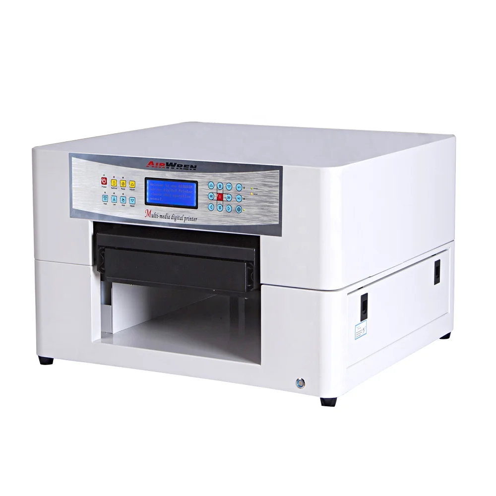 Digital Flatbed Pen UV Inkjet Printer Price A3 Size Small Format Varnish Printing Machine