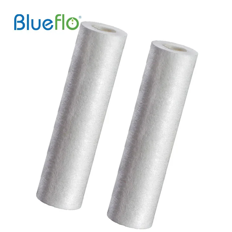 deep grooved face melt brown filter cartridge high flow and high dirt holding capacity
