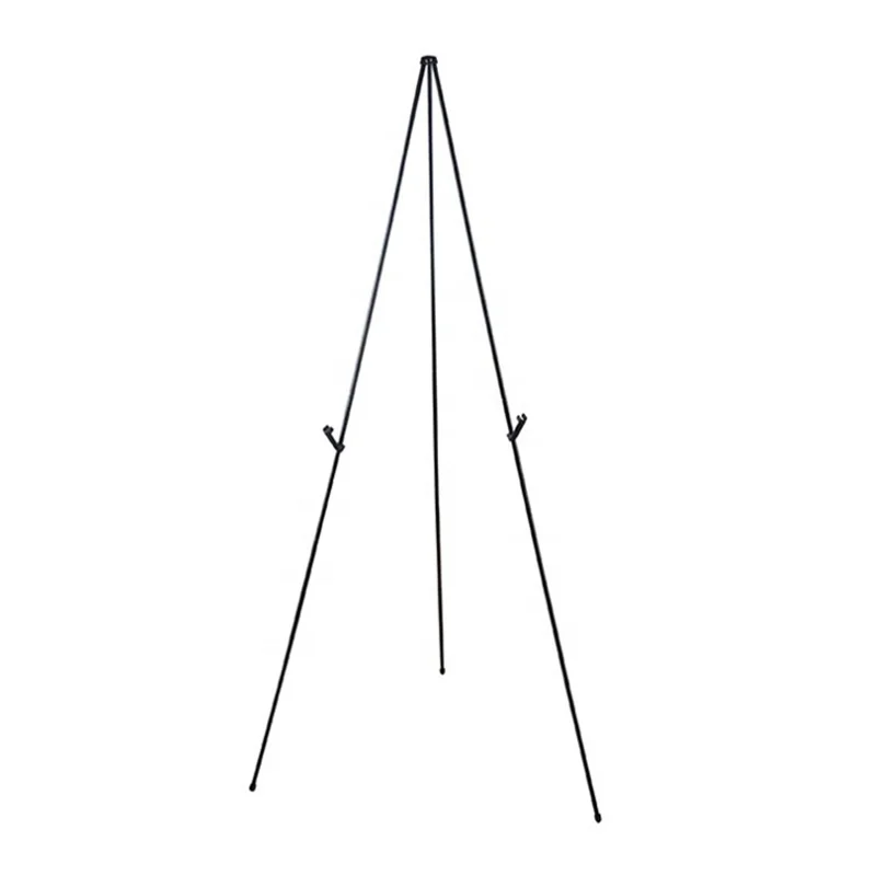High Steel Easy Folding Display Easel Quick Set-Up Instantly Collapses Adjustable Height Display Holders Portable Tripod Stand