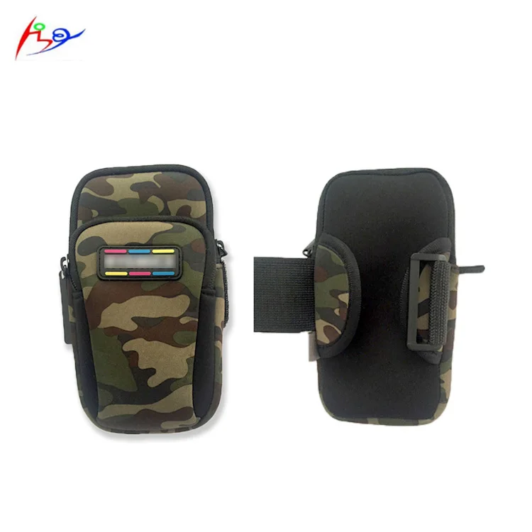 Камуфляж для мужчин женщин Бег сотовый телефон повязки армейский зеленый водонепроницаемый пользовательские