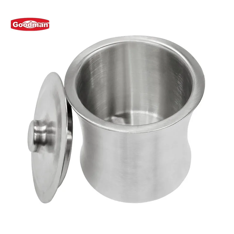 Bar accessories beverage beer champagne stand holder plastic wine bottle cooler metal stainless steel ice bucket with lid