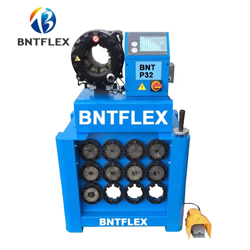 Китай поставка 51 мм мобильный спиральный стальной провод гидравлический шланг обжимной машины