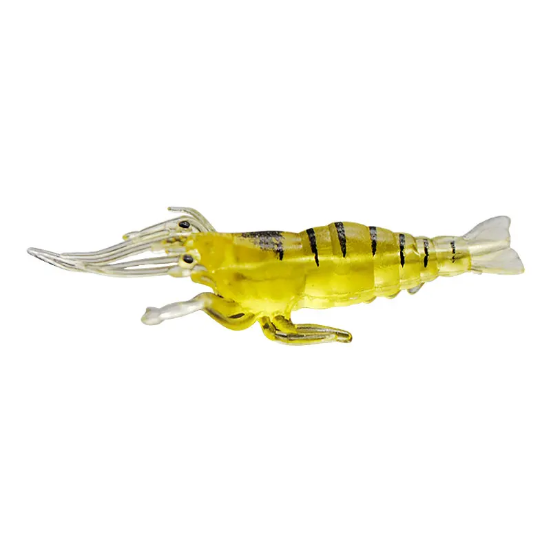 4.5cm 1g five colors  luminous realistic shrimp lure crazy shrimp lures shrimp fishing lure