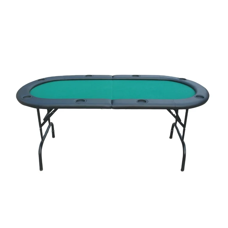 72 inch folding 8 player casino poker table Texas Hold'em
