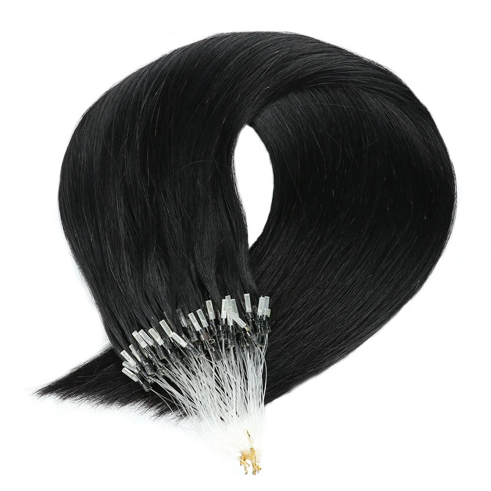 New arrival Straight Wholesale Human hair Micro Loop Ring Hair Extension