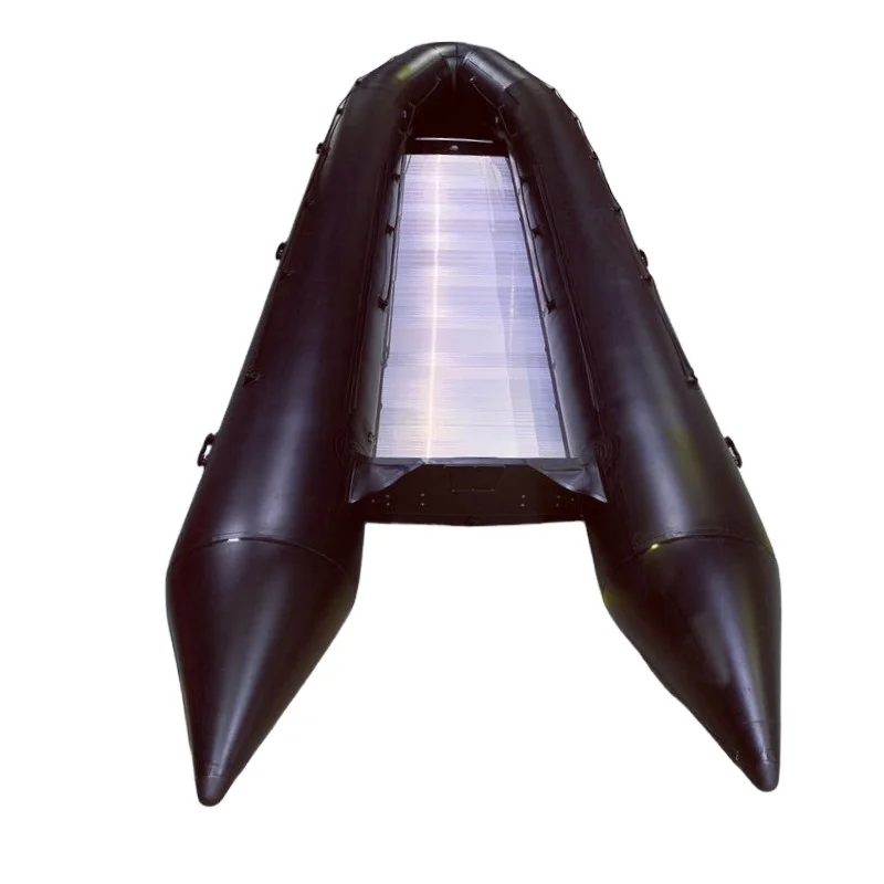 inflatable fishing boat rubber RESCUE boat with aluminum floor high pressure PVC air tube