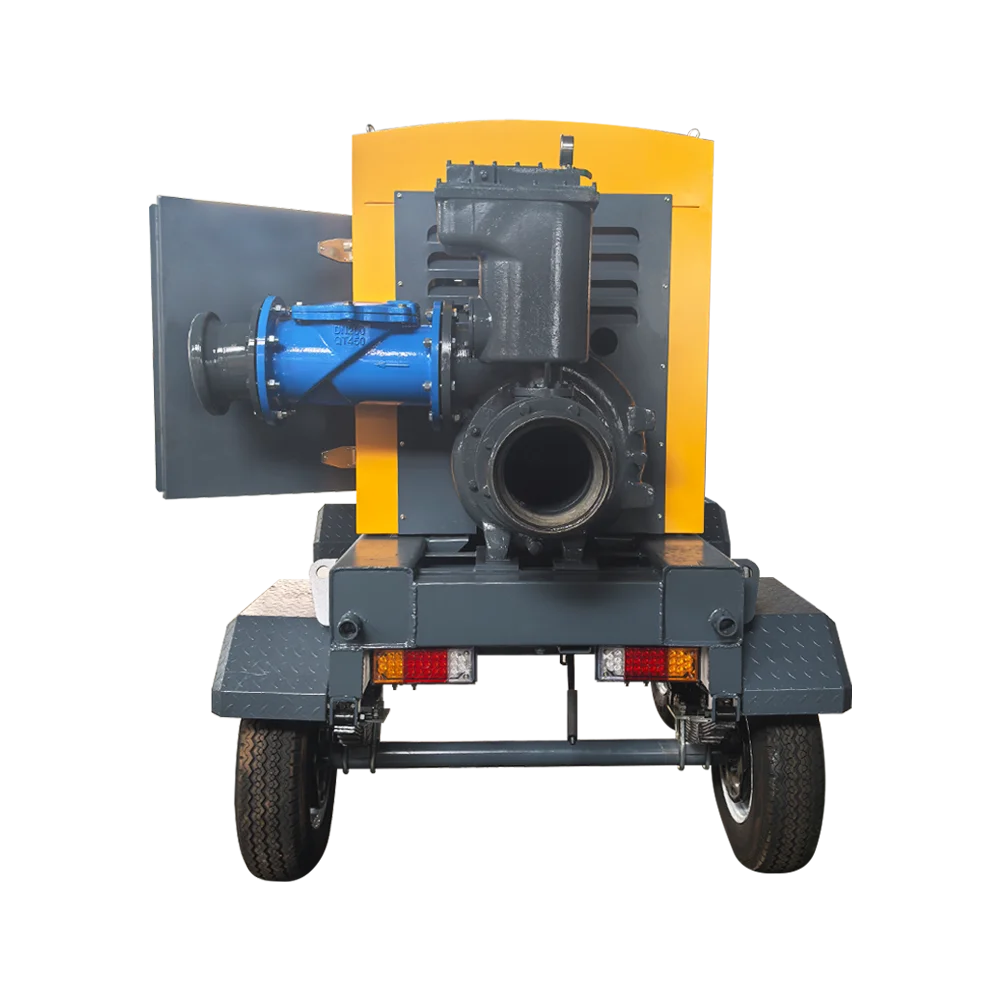 Corrosion resistant diesel engine vacuum sewage pump for mining and industrial use