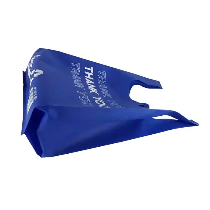 Wholesale Shopping Bag PE Plastic Bags with Custom Logo and Handle Packaging
