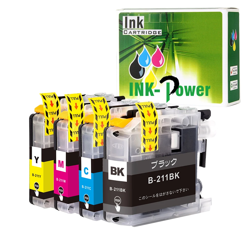 INK-POWER LC211 LC213 LC215 LC215XL LC217 LC217XL LC219 LC219XL Compatible Color Inkjet Ink Cartridge For Brother Printer