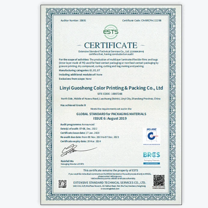 Food Grade Plastic Foil Packaging Film Roll Plastic Film Groot Roll Voor Rewinding From