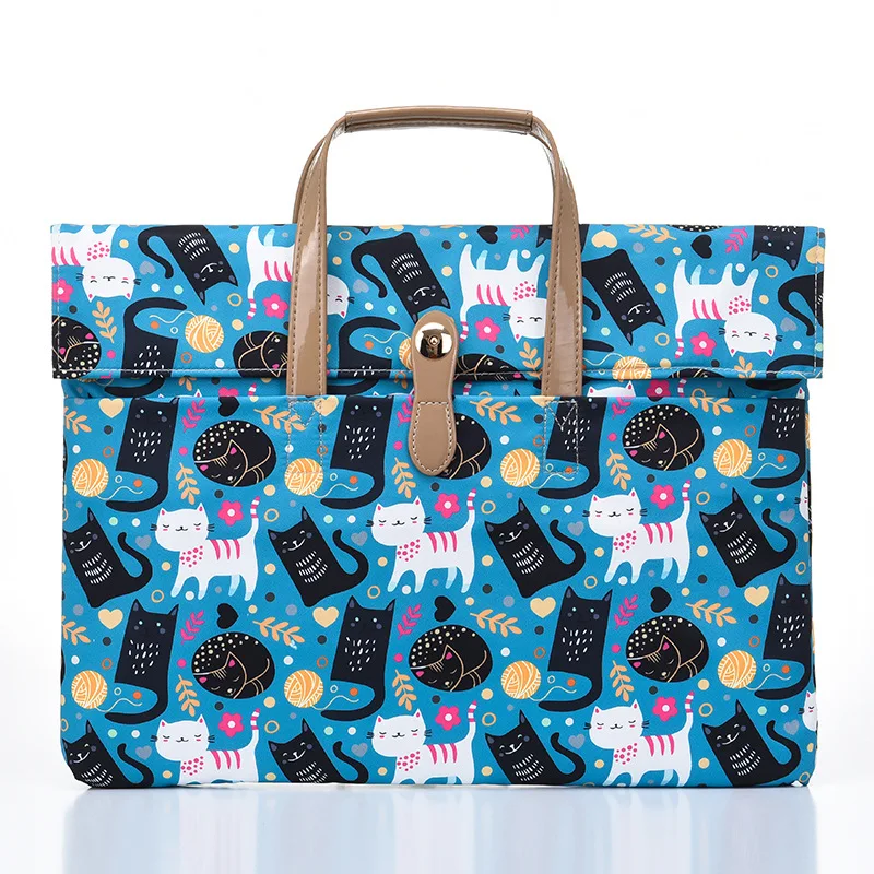 Wholesale new waterproof nylon flat business briefcase light laptop bag