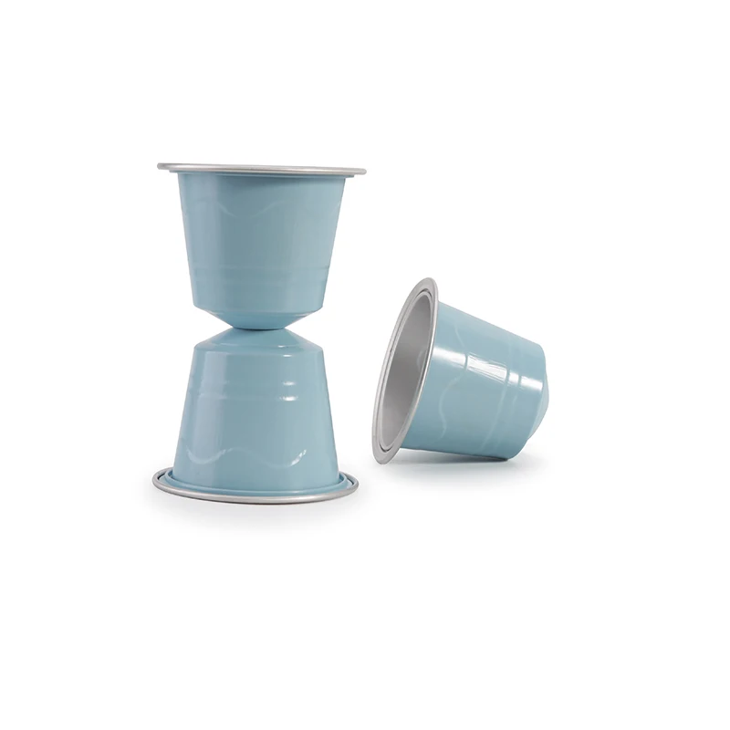 Custom Reusable Coffee Capsule Lid Filling Tin Foil Lid K-Cup Coffee Capsules for Nespresso