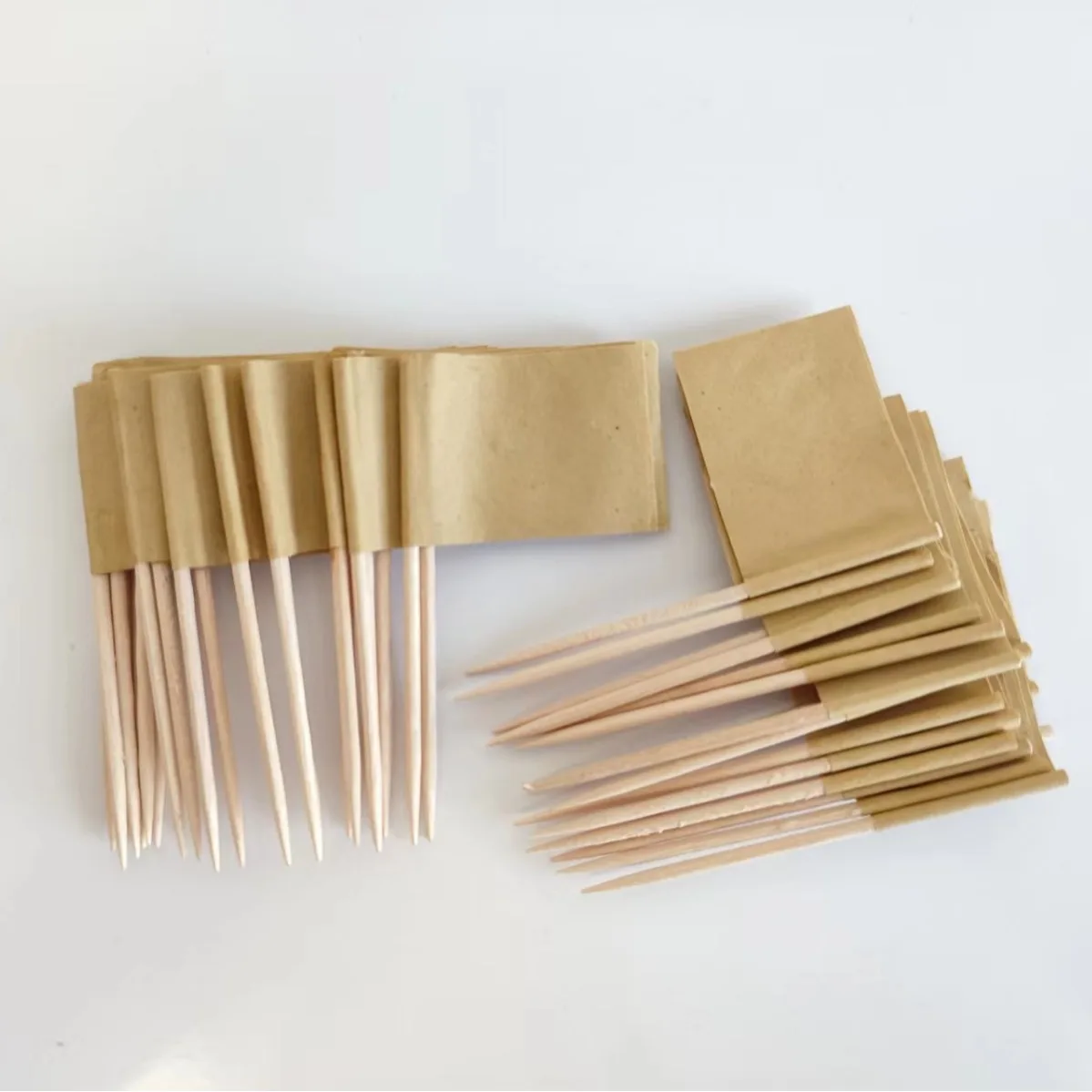 Modern Unique Table sets Cake Flags, Customize Various National Flags Birch Wood Flag Toothpick Sticks