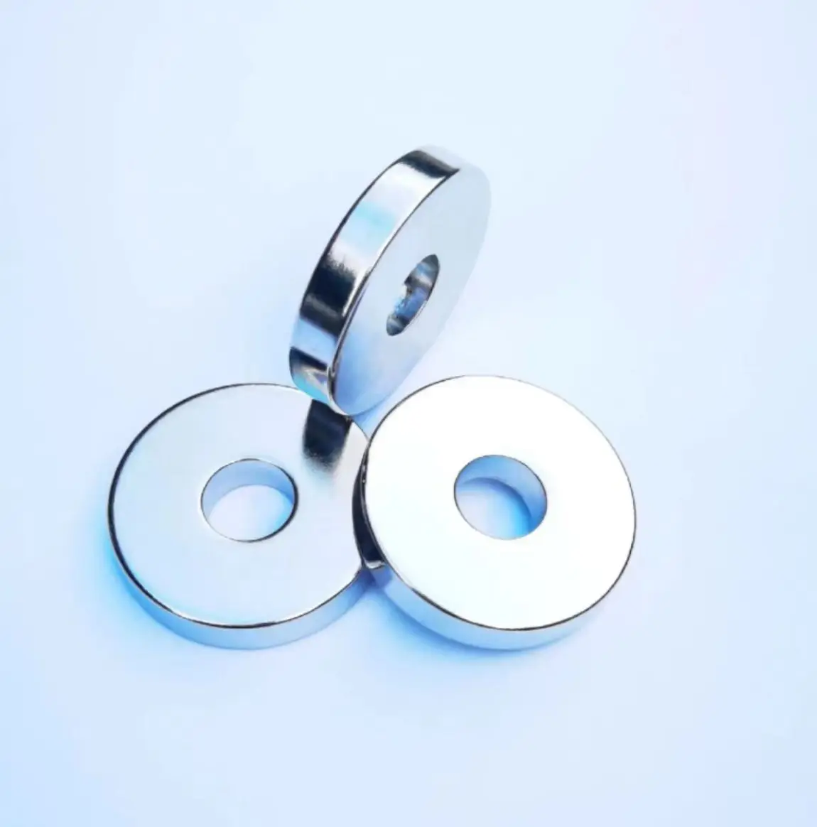 Ndfeb Industrial Magnetic Materials N35 N52 Speaker Big Size Strong Magnetic Field Nickel Motor Speaker Magnet Neodymium Ring