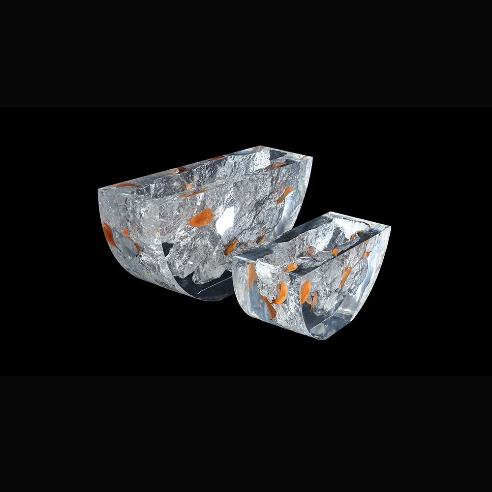 Handmade top design Acrylic crystal flower table vase for home restaurant table flower bottle decor crystal gifts vase