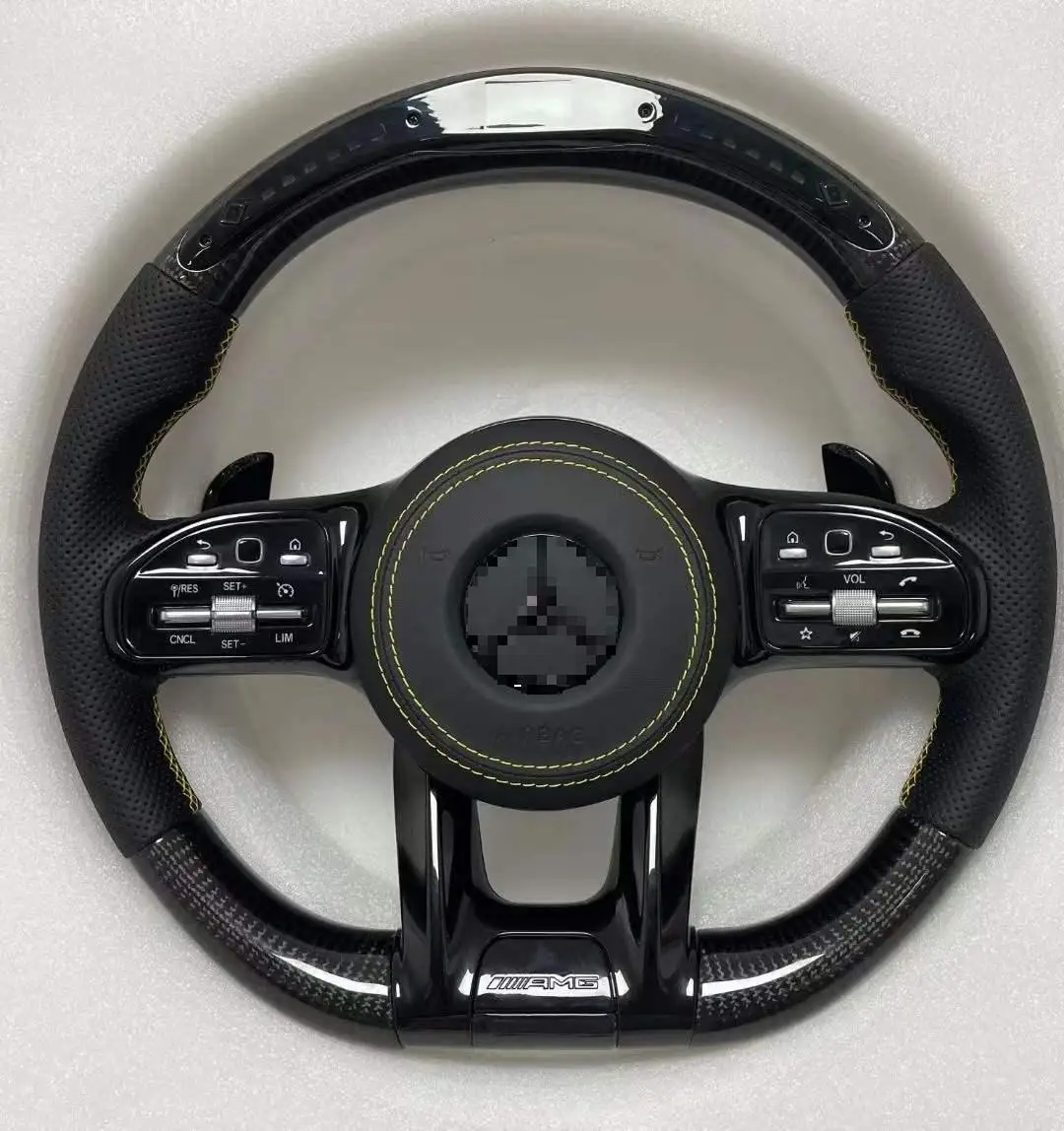 AMG Steering wheel for Mercedes-Benz AMG GT W190 C190 W205 C205 W166 W167 W177 W213 W217 C217 W222 W223 W253 W257 W292 W463 W464