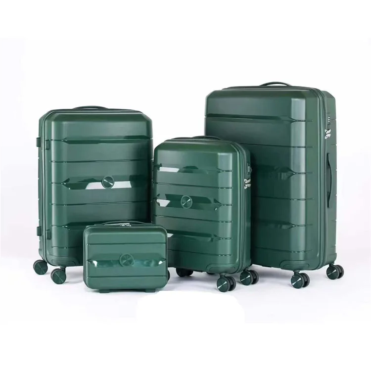 New Hot Sale PP Zipper Suitcase Set Traveling Case Factory Price 3 Pcs Business Luggage Set