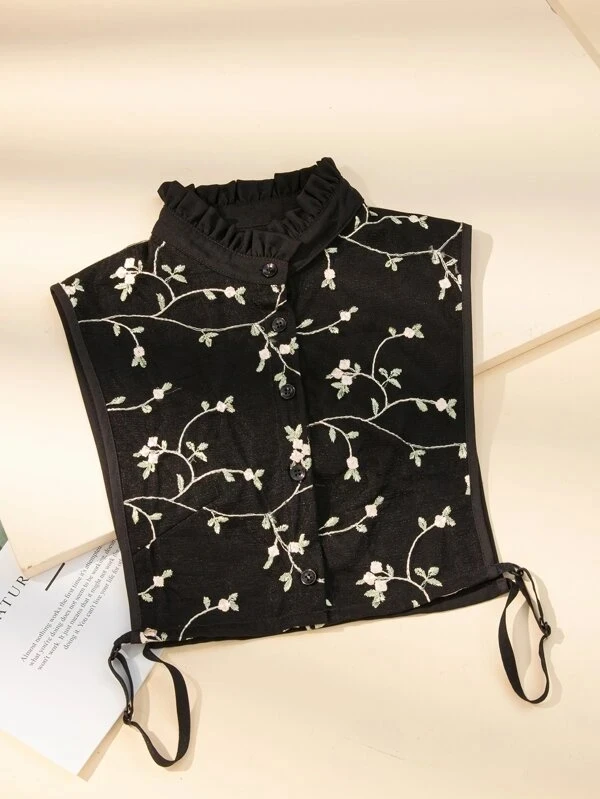New Detachable Blouse Half Shirts Elegant Fashion Women Fake Collar with Rhinestone
