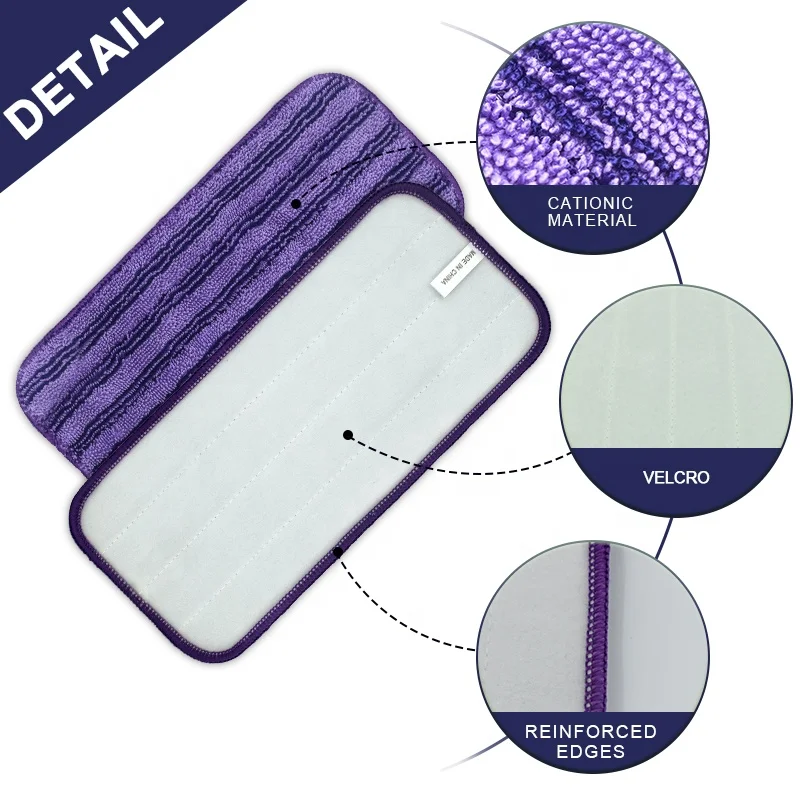 Fit for Swiffer High Quality Wet/Dry Floor Cleaning Refill Mop Washable Dual-action Mop Pad