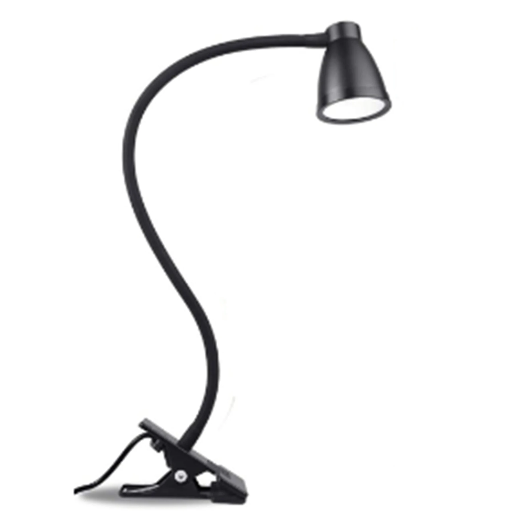 modern LED usb charging clip dimmable Flexible Adjustable Gooseneck Night Reading light clamp rechargeable Study desk Table lamp