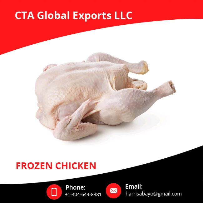 Высокое качество, оптовая продажа, халяльная цельная замороженная курица по привлекательной цене