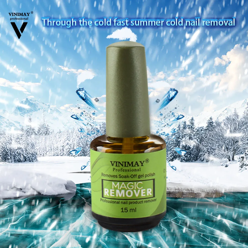 Vinimay Professional Easy Removes Soak Off Gel Polish Magic Remover Nail Polish Burst and Fast Remover Nail Wholesale