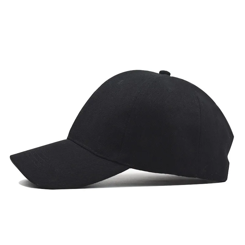 Men Women Plain Curved Sun Visor Baseball Cap Hat Solid Color Fashion Adjustable Caps