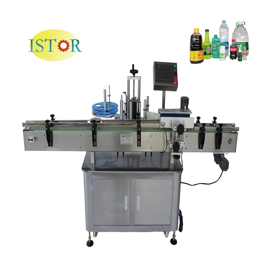 automatic Round Bottle Adhesive Sticker   Labelling Machine