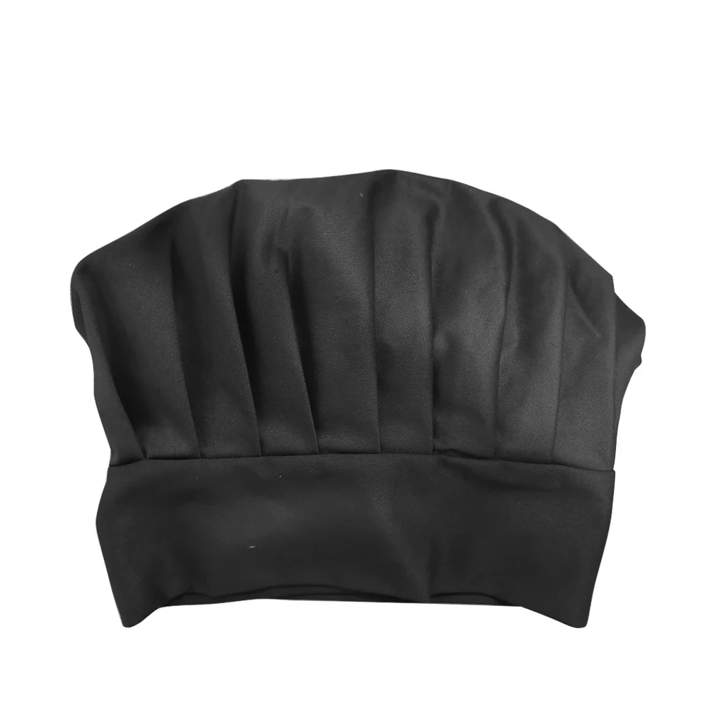 Customized adult chef hat white black cotton cooking chefs hat kitchen