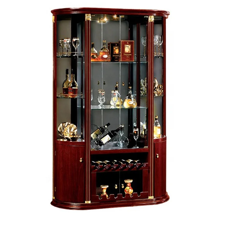 Прямая продажа с завода, антикварный стильный шкаф для гостиной, витрины, винный шкаф