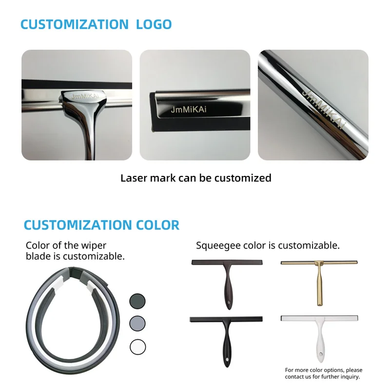 Amazon Самая продаваемая тонировка для золота из нержавеющей стали чистки Окна Скребок бытовой душ скребок стеклоочистителя имея специальное силиконовое