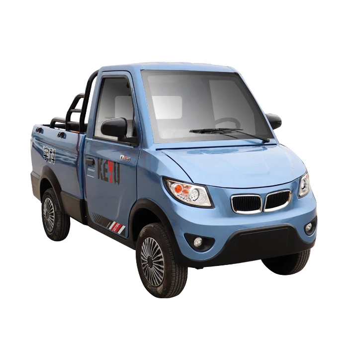 KEYU Factory cost cheap 4x4 electric mini pickup truck electric truck mini pickup 4 seats