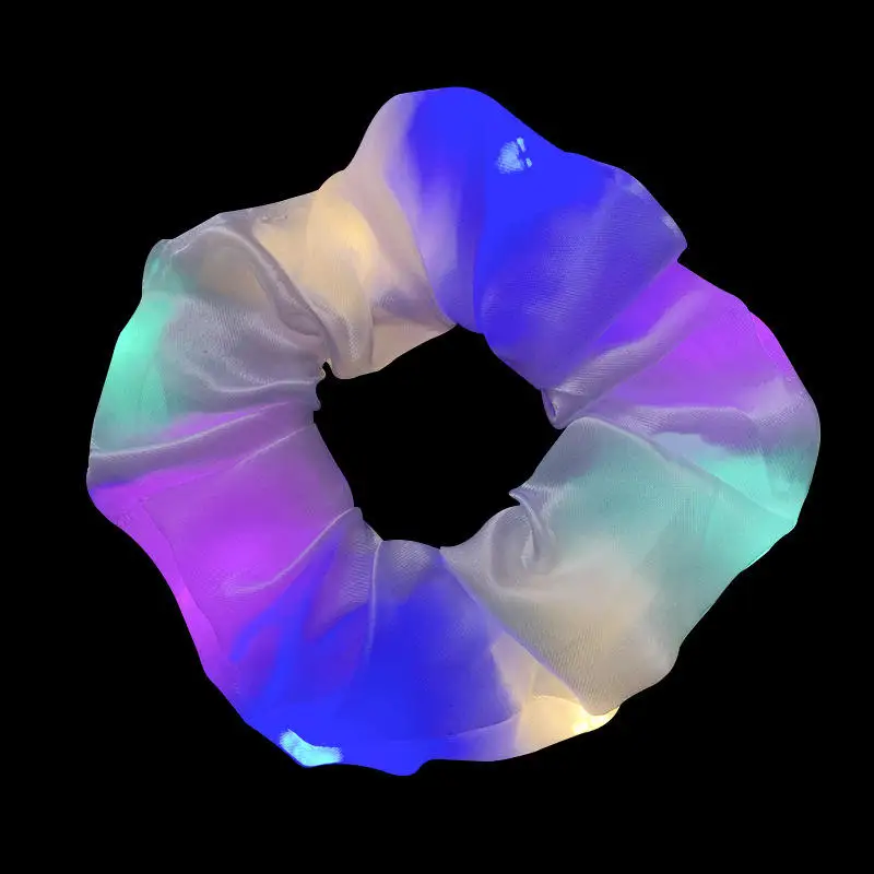 Светящееся кольцо для волос с толстой кишкой